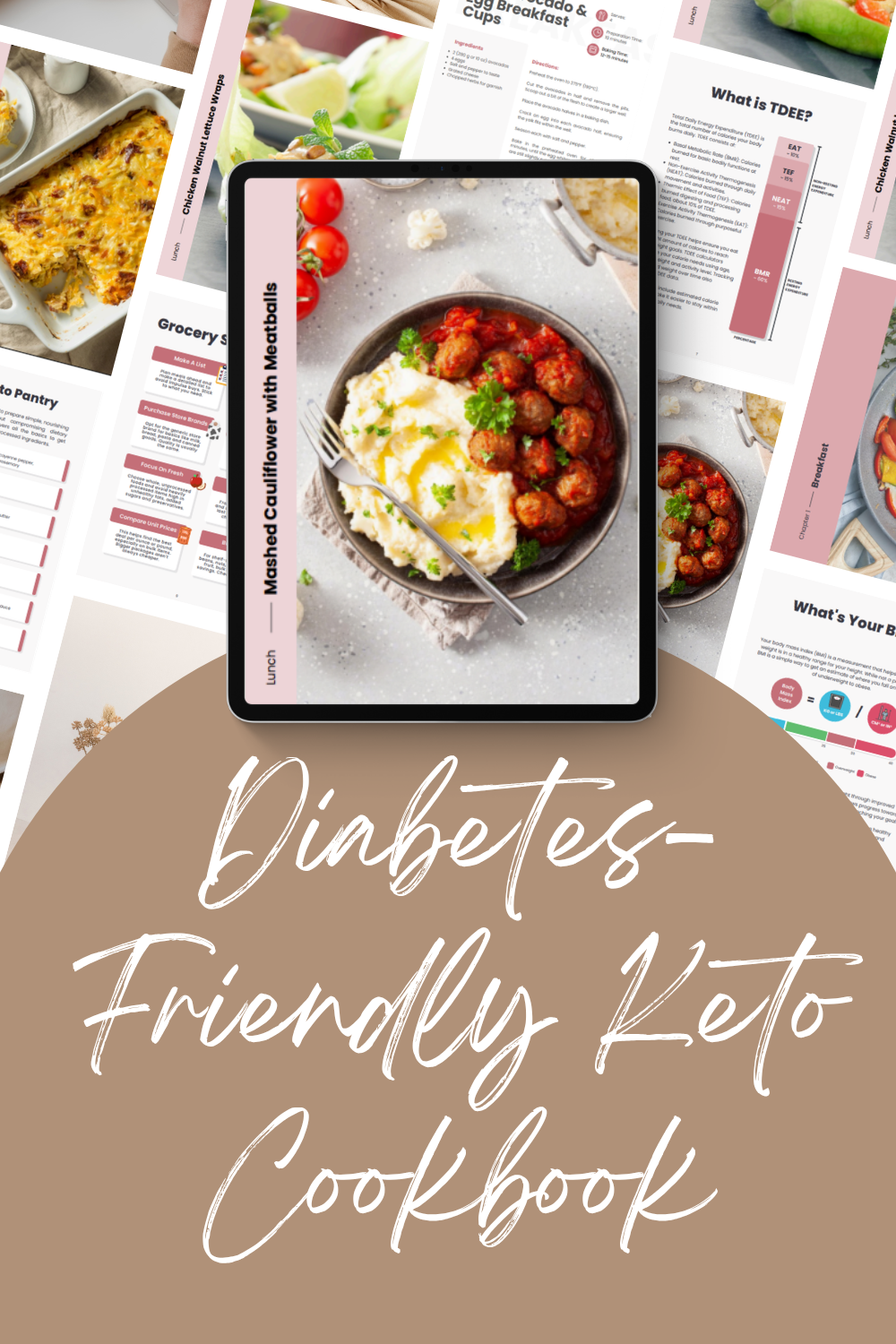 Diabetes-Friendly Keto Cookbook | 20+ Low-Carb Recipes for Every Meal