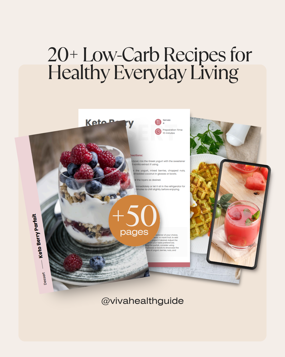 Diabetes-Friendly Keto Cookbook | 20+ Low-Carb Recipes for Every Meal