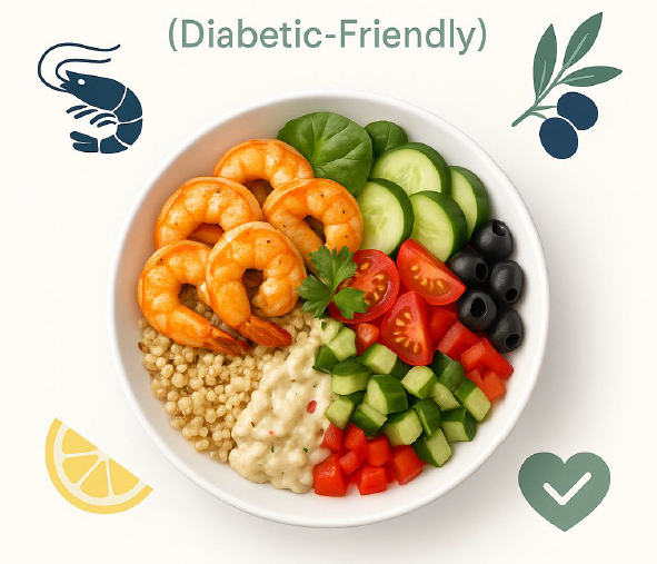 Diabetes-Friendly Shrimp Cookbook : 20 Quick, Flavorful & Blood Sugar-Friendly Shrimp Recipes