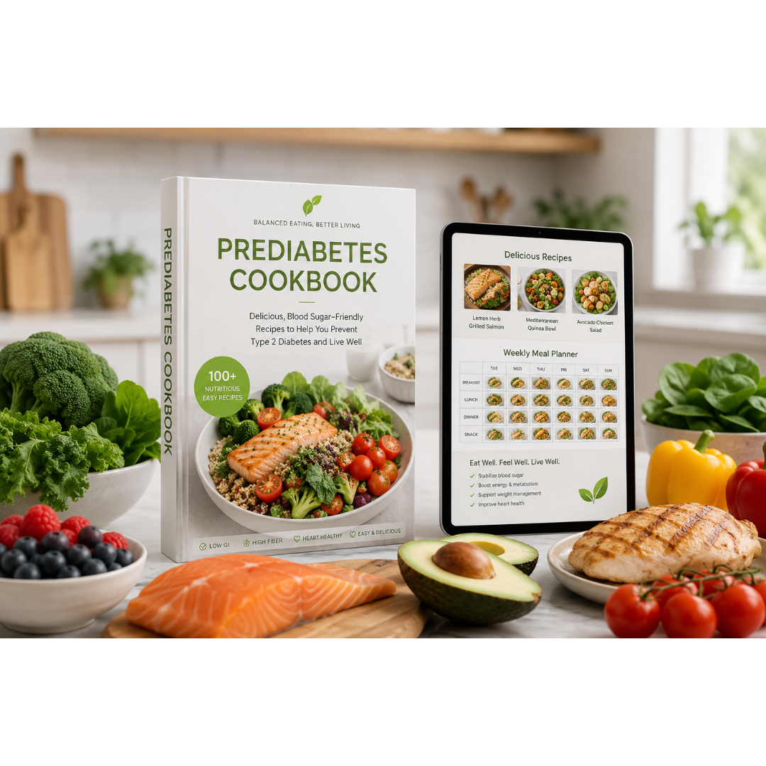 Prediabetes Cookbook: Delicious Recipes to Help You Eat Well & Take Control